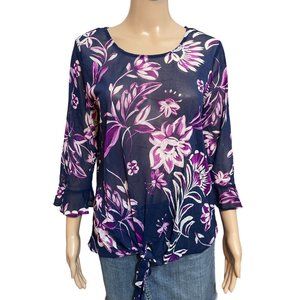 Alfani Floral Blouse Size M